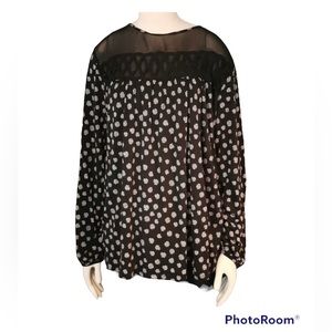 👠 Cable & Gauge Top, Size 1XL